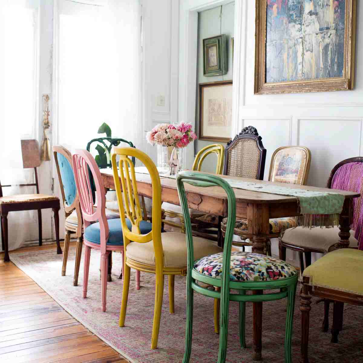 Mix of Vintage and Modern Chairs