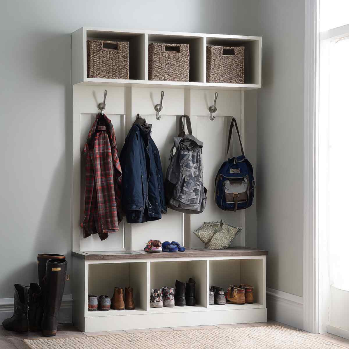 Floating Locker Cubbies