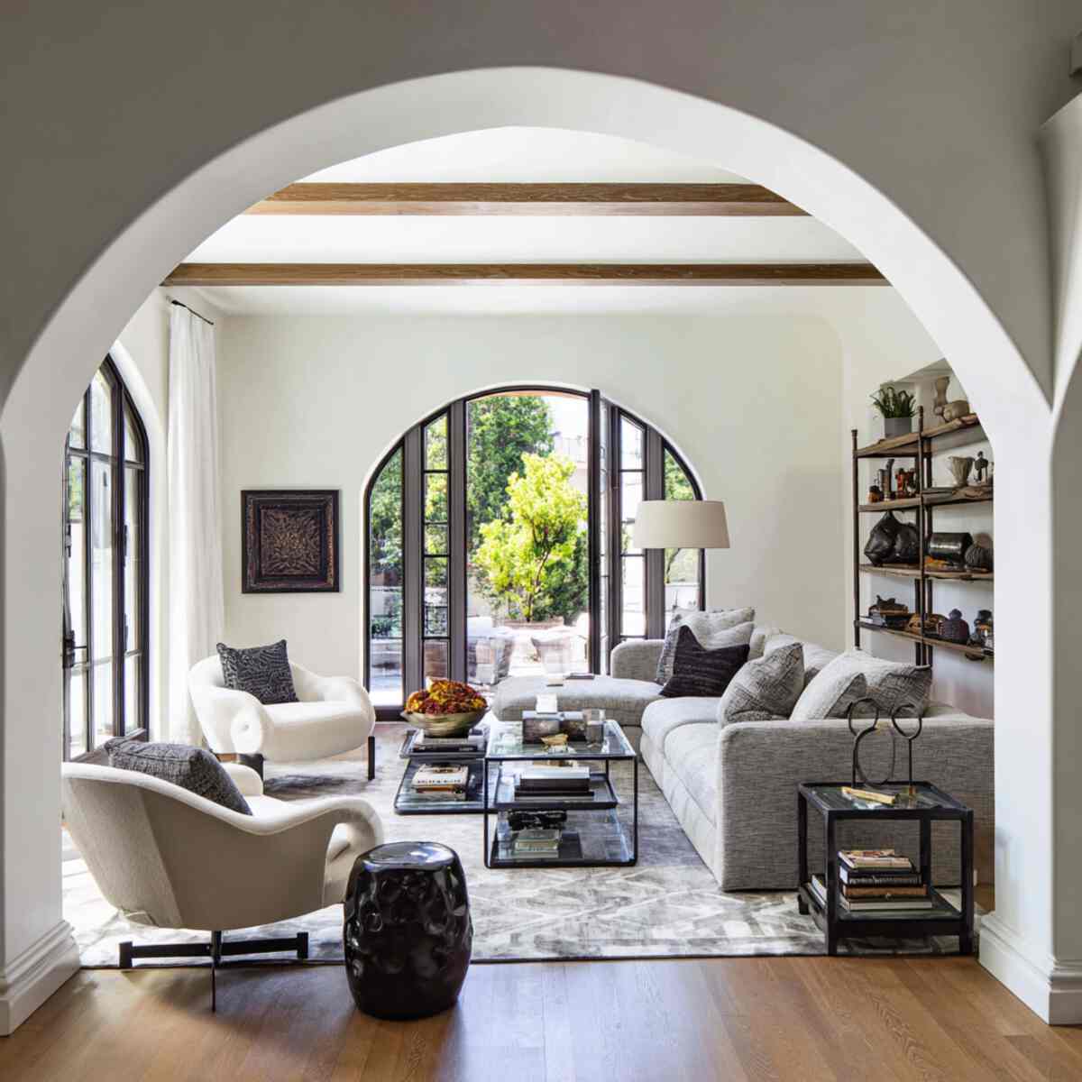 Wide Open Rounded Arch
