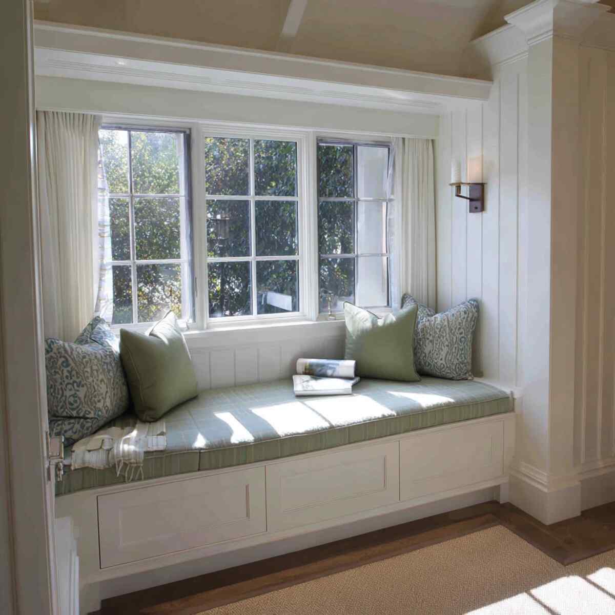 L-Shaped Window Bench
