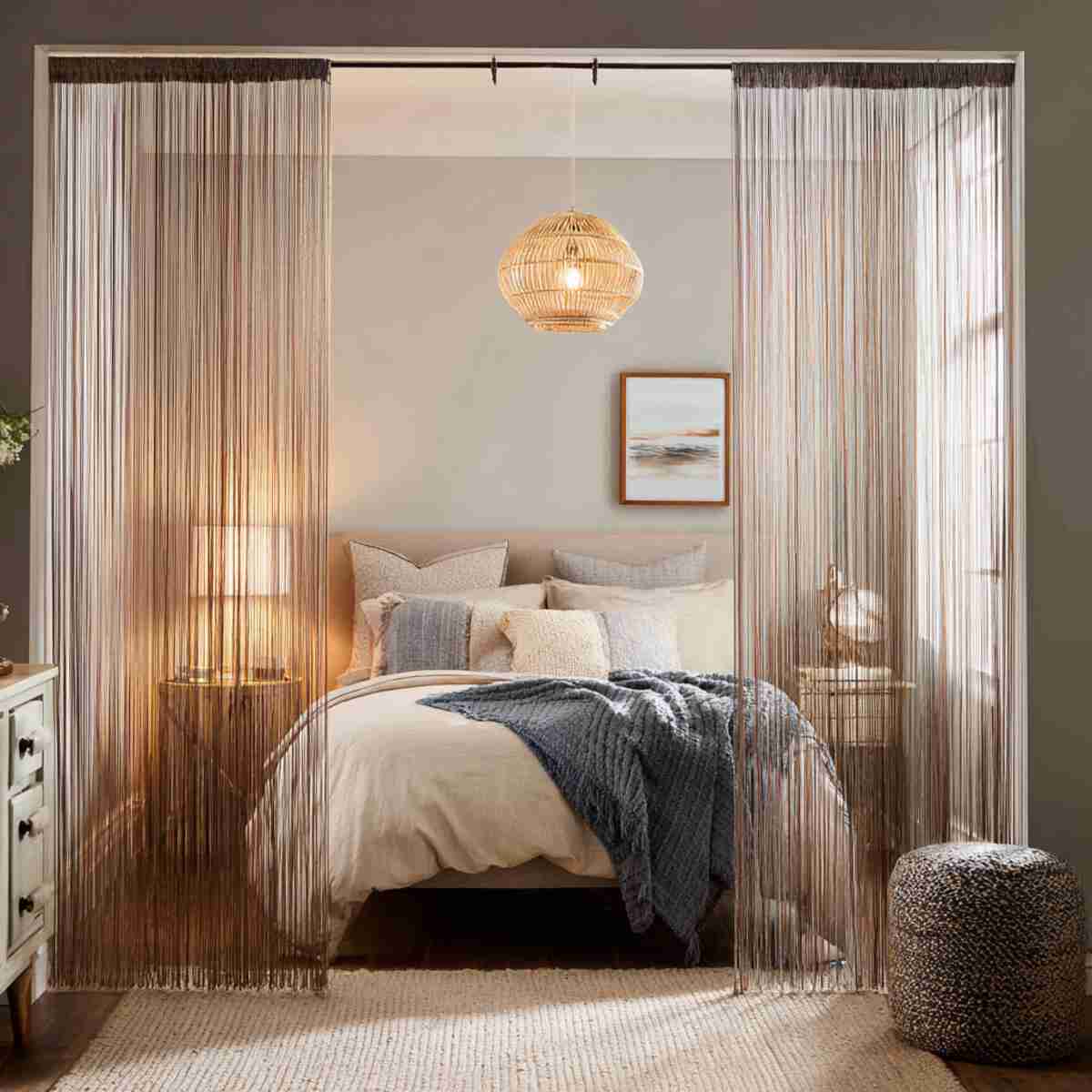 Metallic Thread Curtains