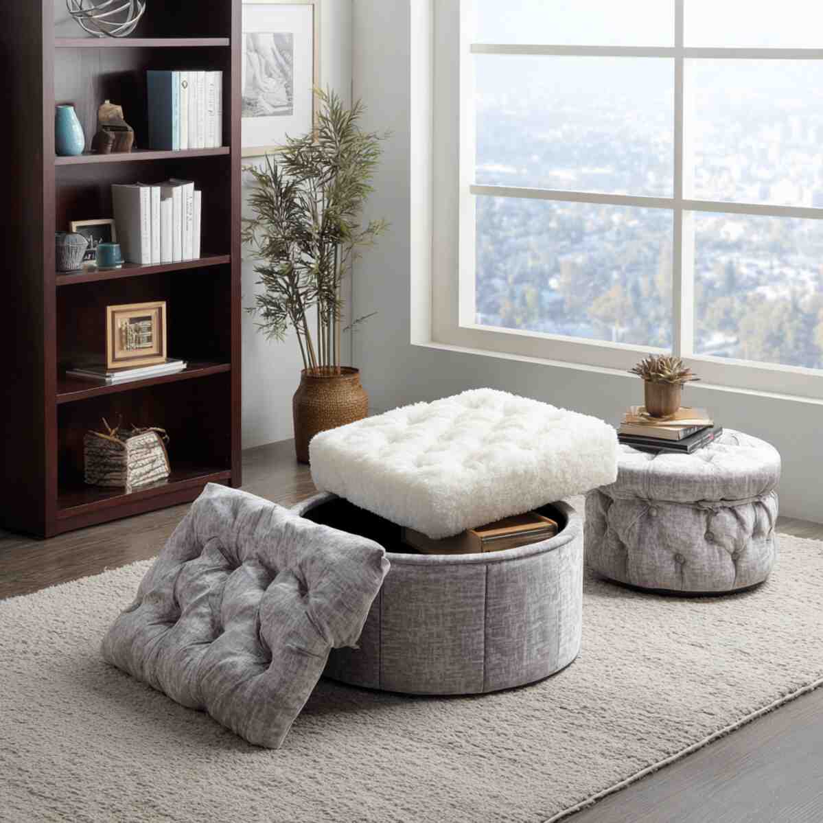Storage Poufs