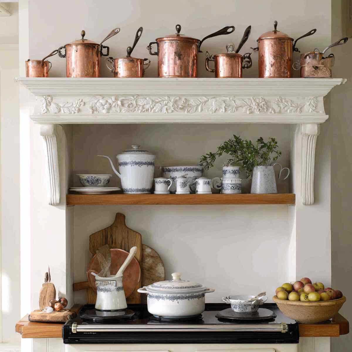 Vintage-Style Bracket Shelf