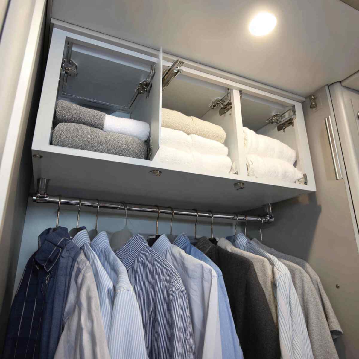 Cabinet-Style Overhead Compartments