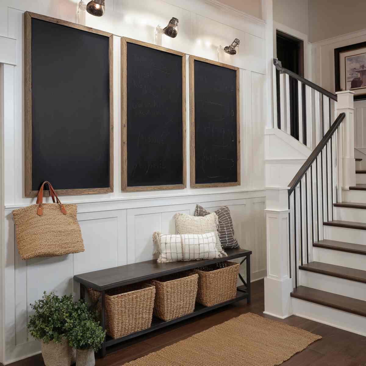 Framed Multi-Panel Chalkboards
