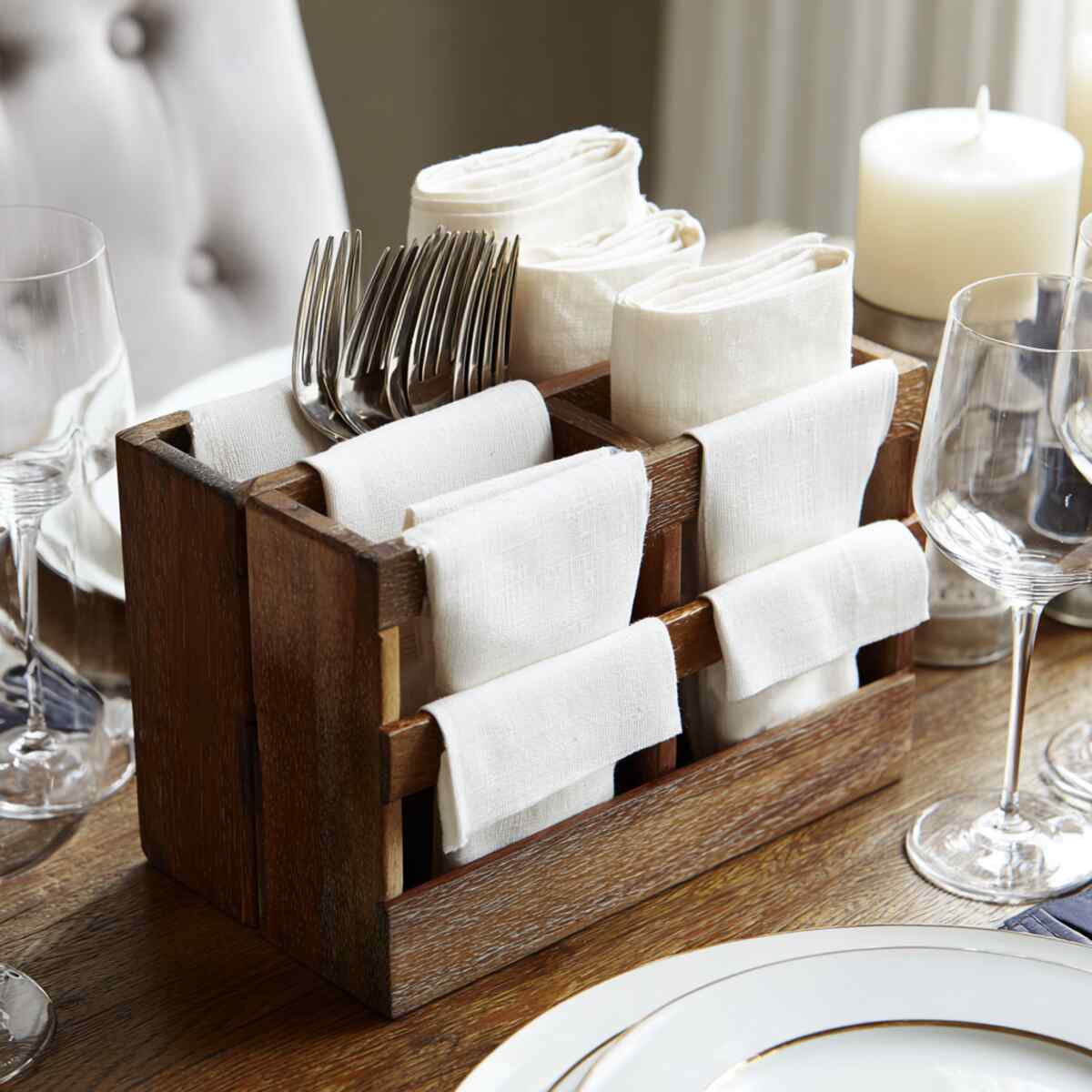 Vertical Magazine Holders for Napkins