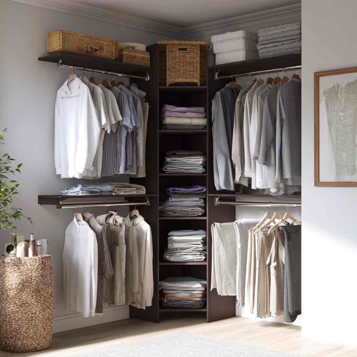 Corner Overhead Shelves