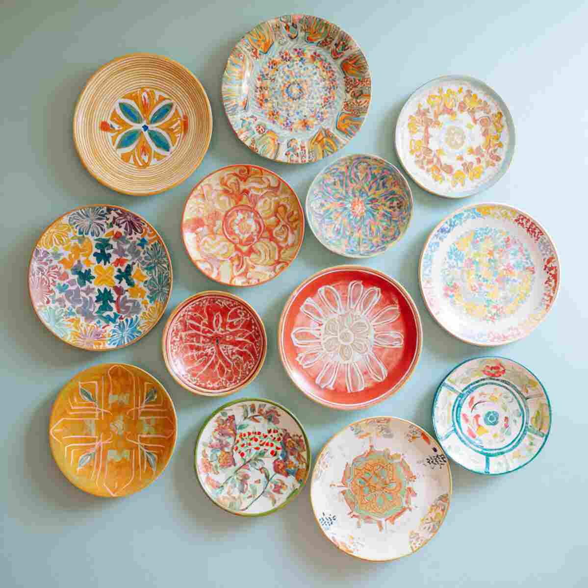 DIY Painted Plate Collection