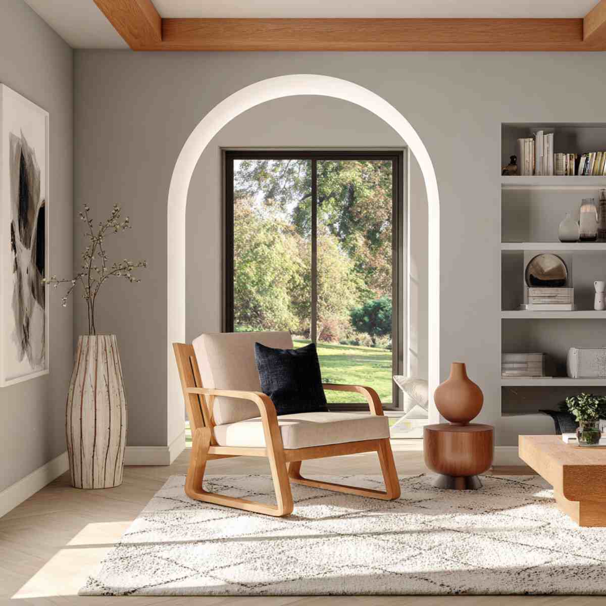 Mid-Century Thin Frame Arch