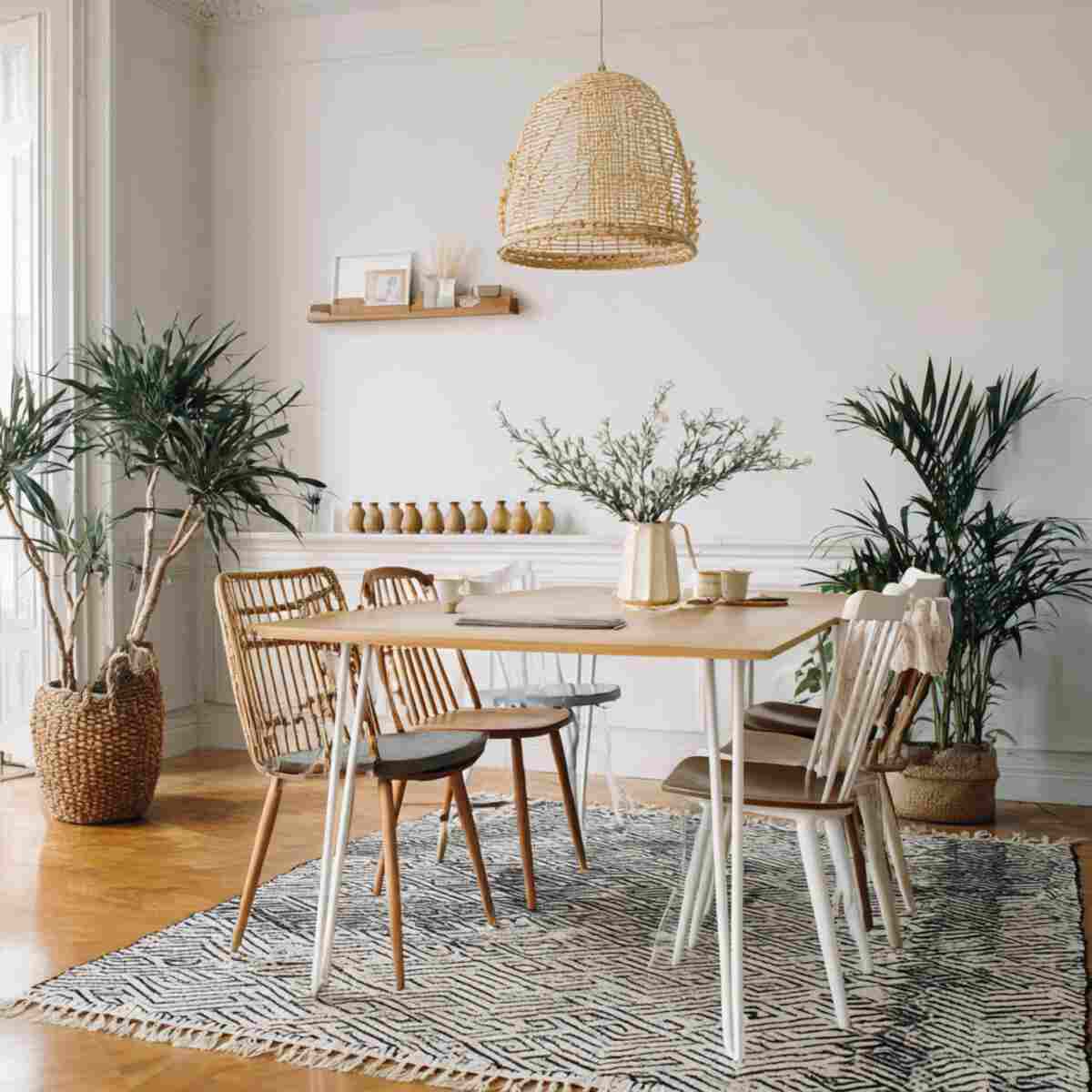 Combining Scandinavian Minimalist with Boho Styles