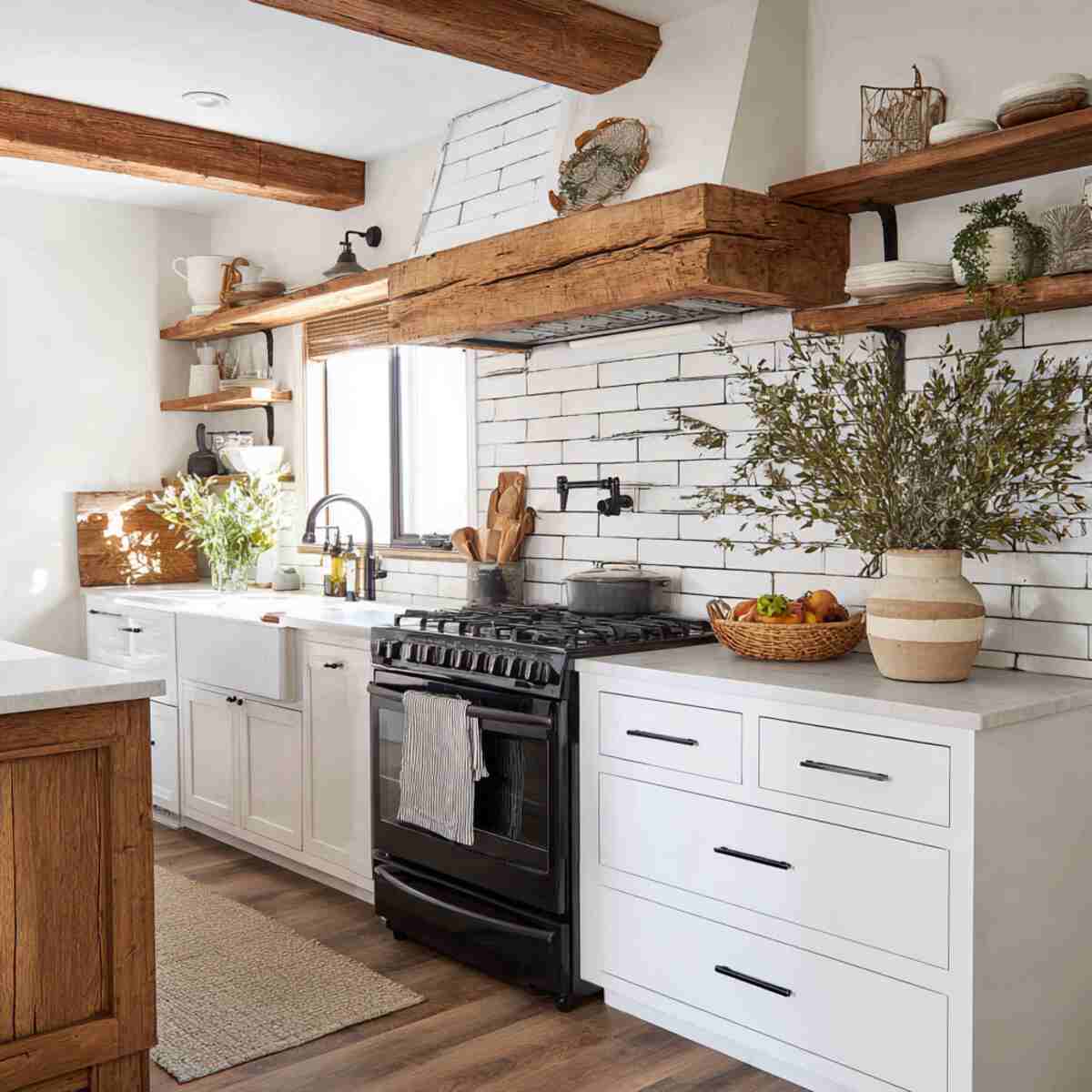 Farmhouse Beam Shelf