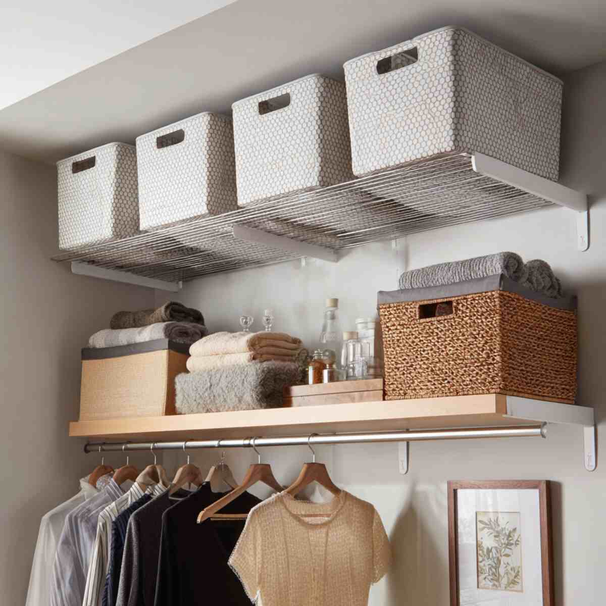 Ceiling-Mounted Storage Bins