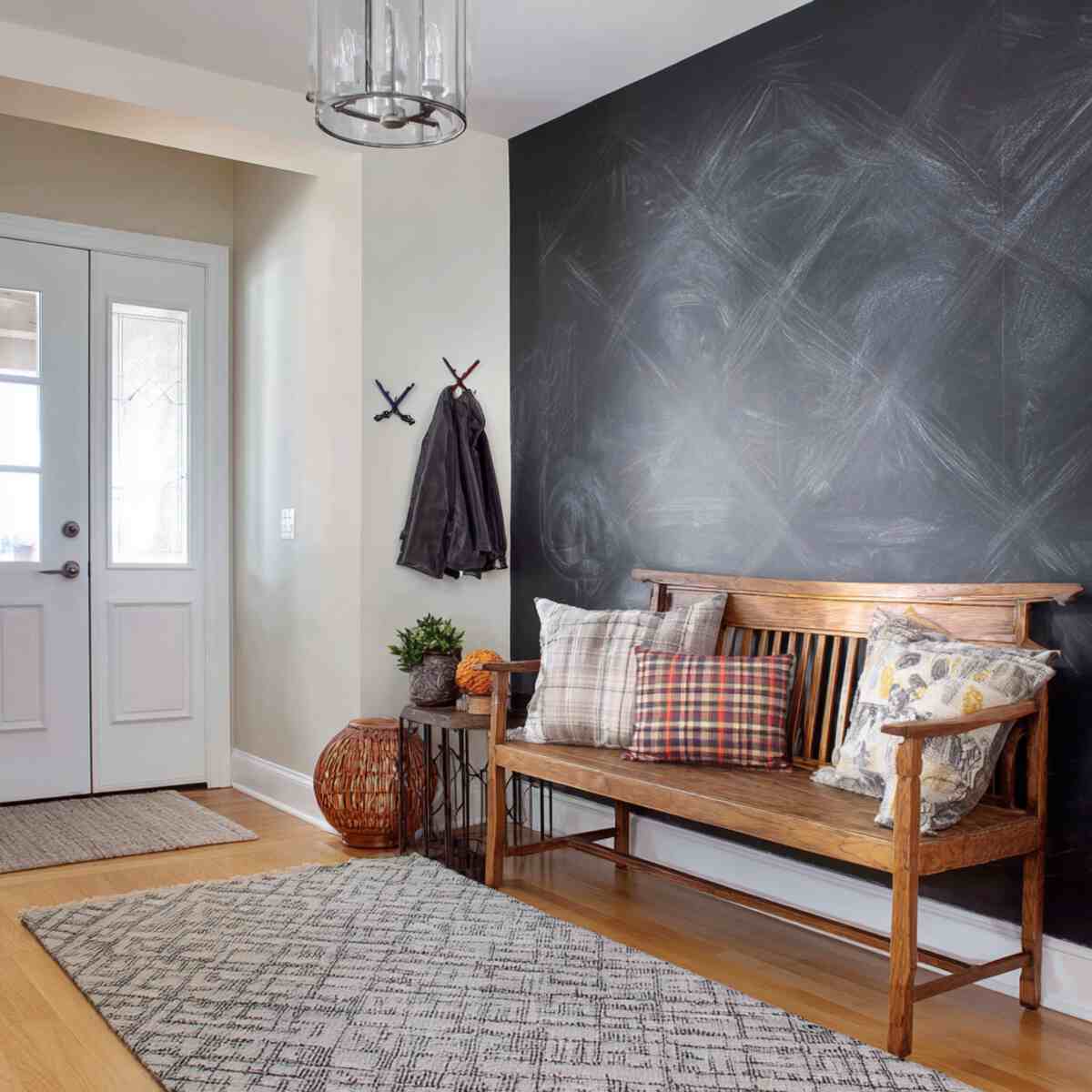 Chalkboard Paint Accent Wall
