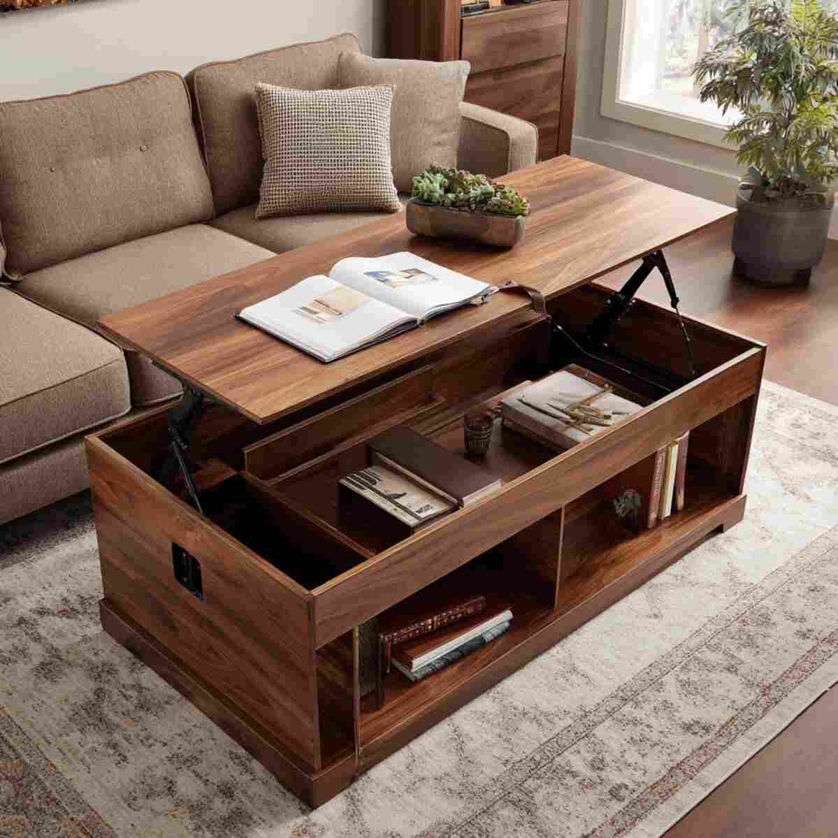 Lift-Top Coffee Table