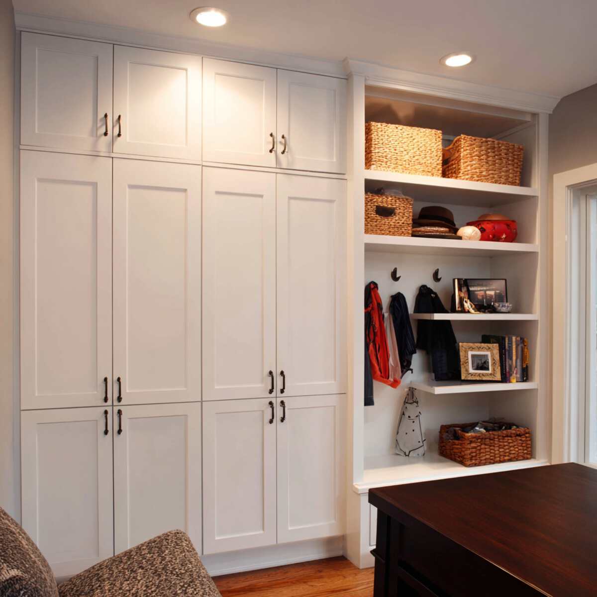 Custom Built-In Overhead Cabinetry