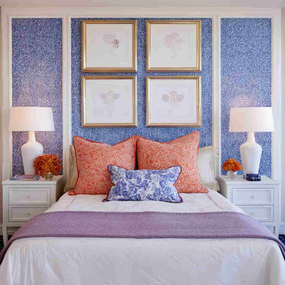 Framed Fabric or Wallpaper Panels