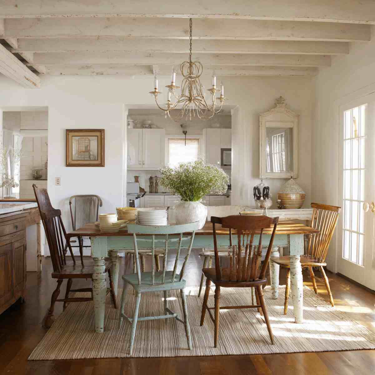 All Wooden Chairs but in Varied Finishes