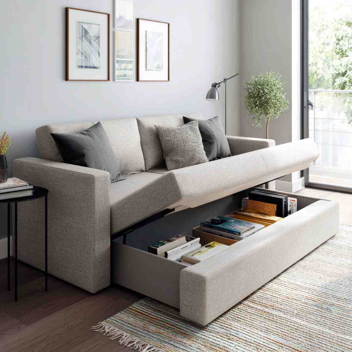 Sofa with Built-in Storage
