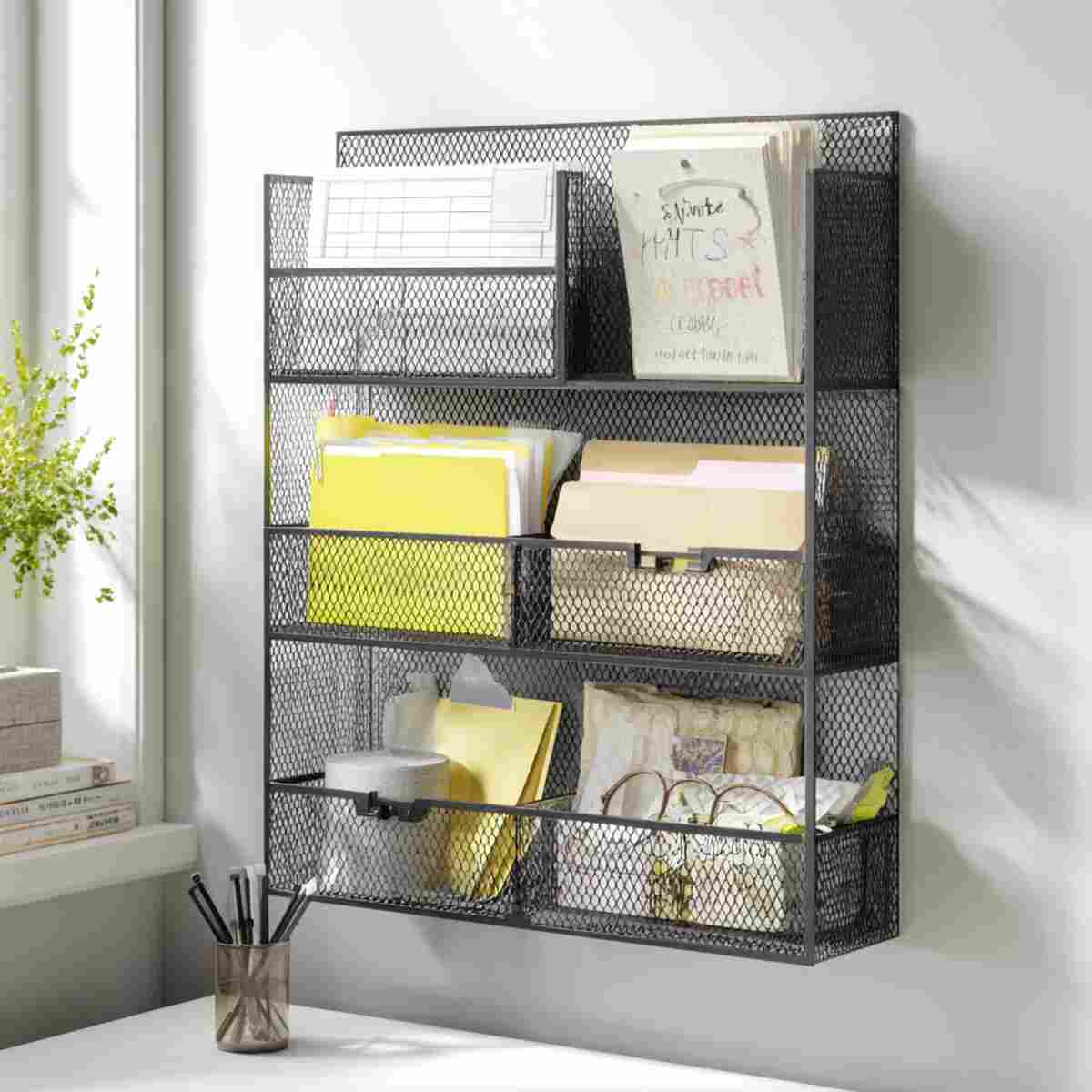 Wire Mesh File Organizer