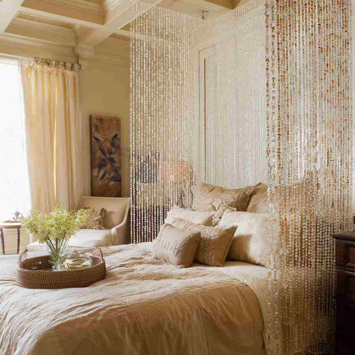 Beaded Curtain Divider
