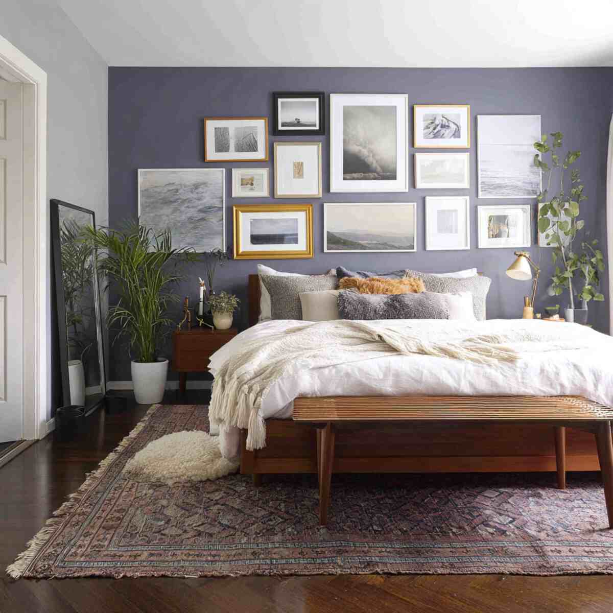 Gallery Wall with Mixed Frames