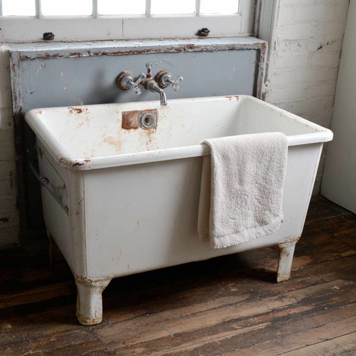 Vintage Cast Iron Laundry Tub