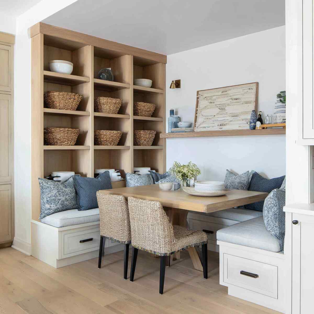 Built-In Dining Nook Storage