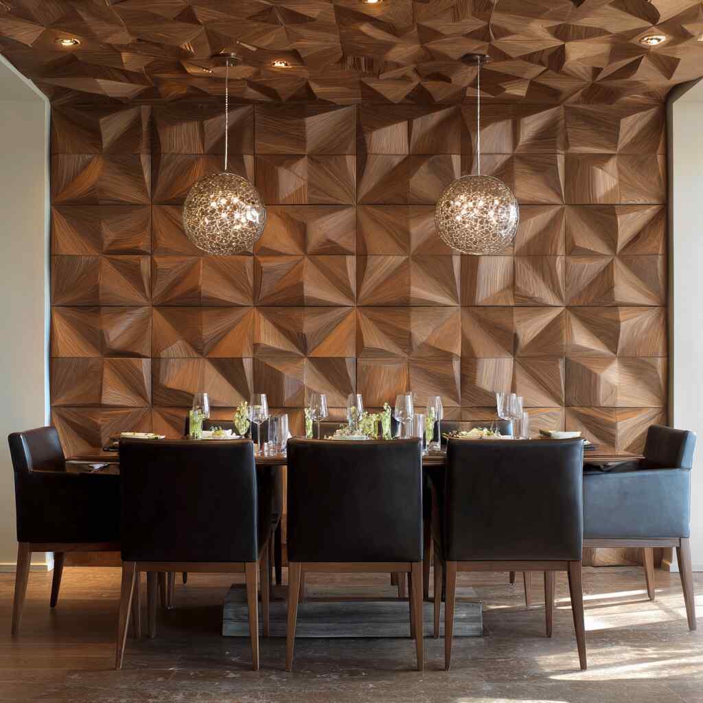 Geometric Wood Panels