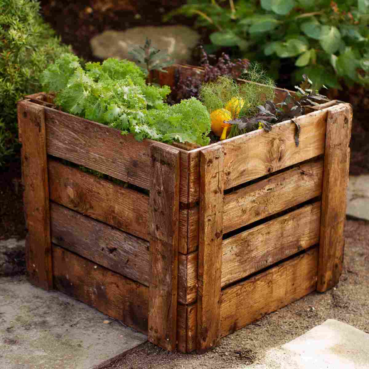 Crate Compost Bin