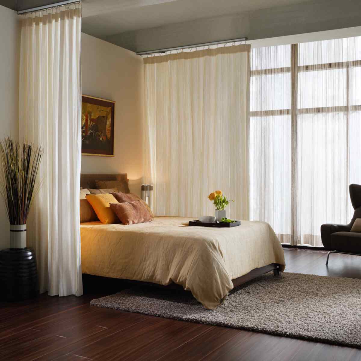 Linen Room Divider Curtains