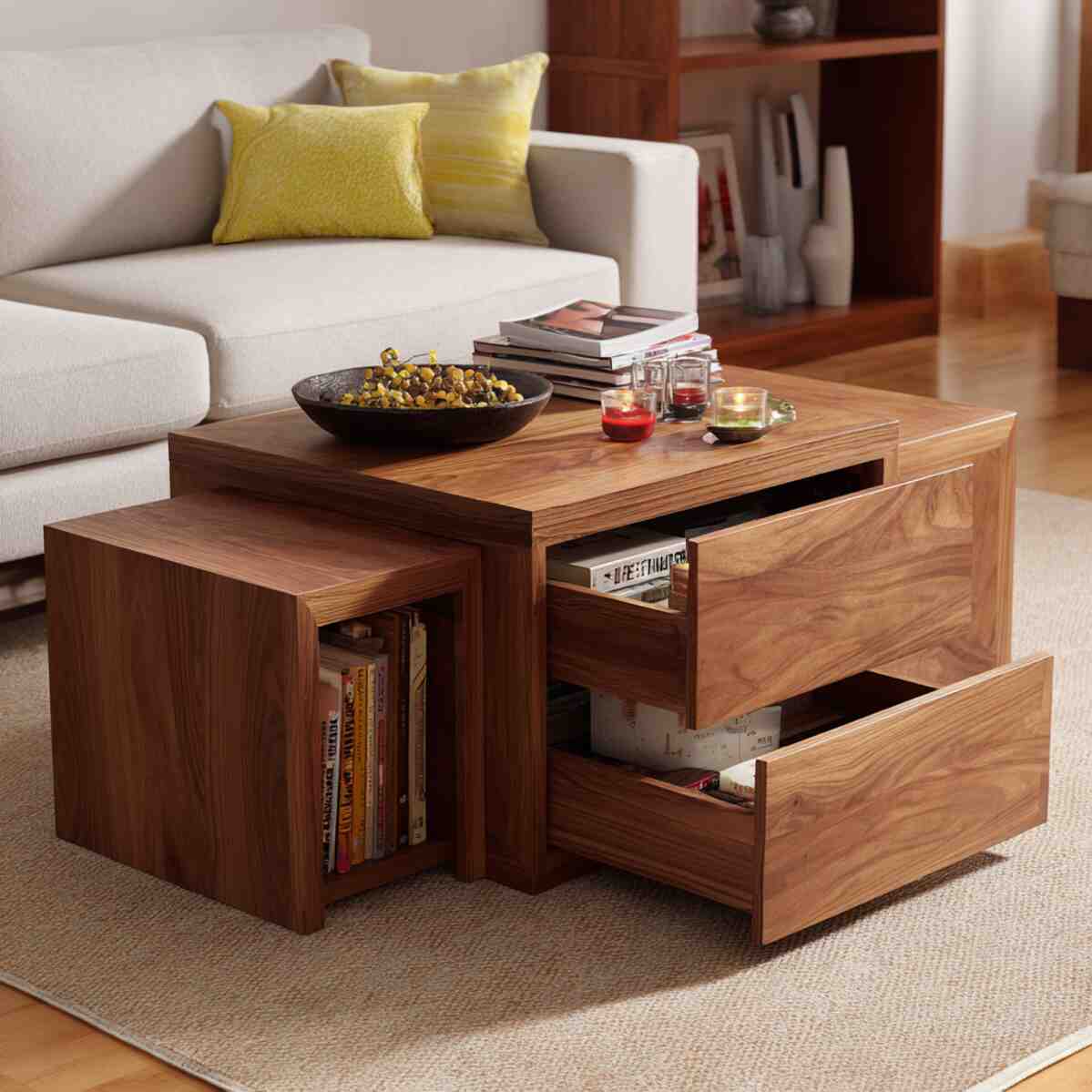 Nesting Tables with Hidden Compartments