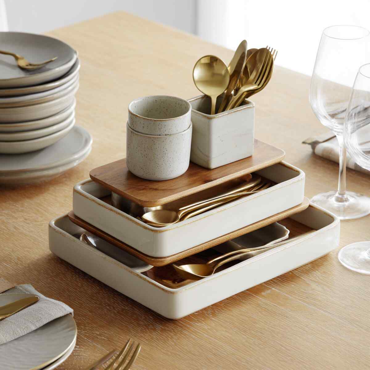 Tiered Tray Organizers