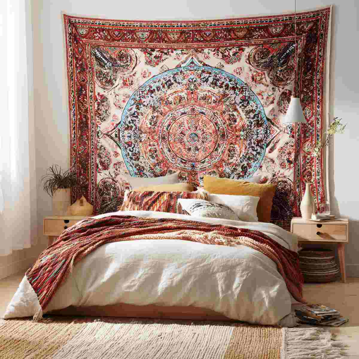 Tapestry with Bohemian Patterns