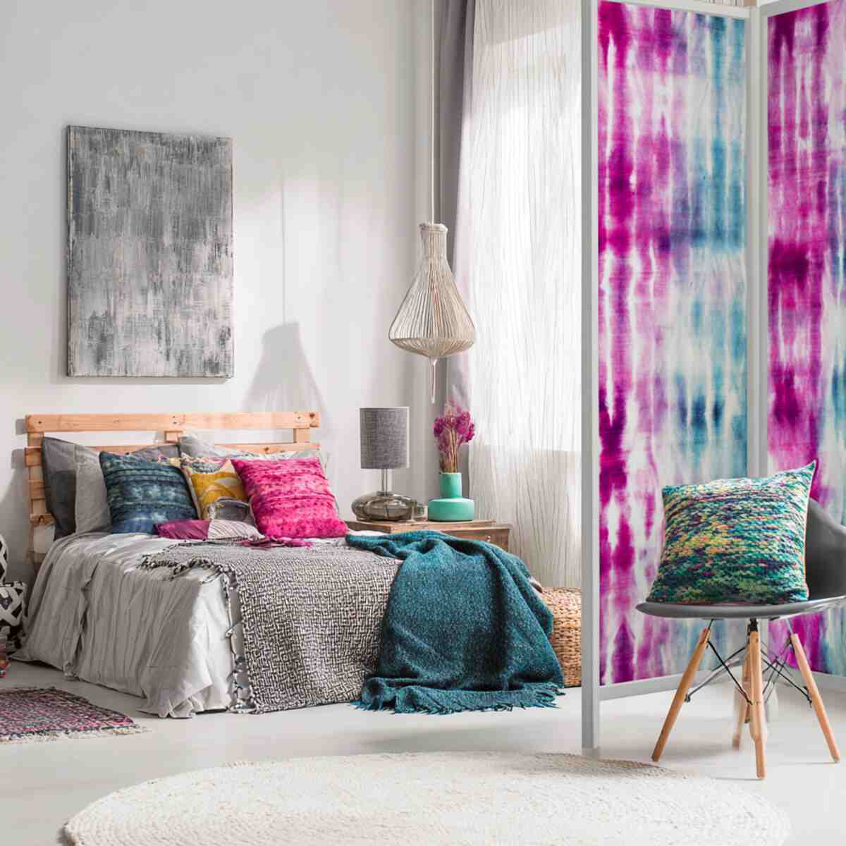 Tie-Dye Fabric Divider