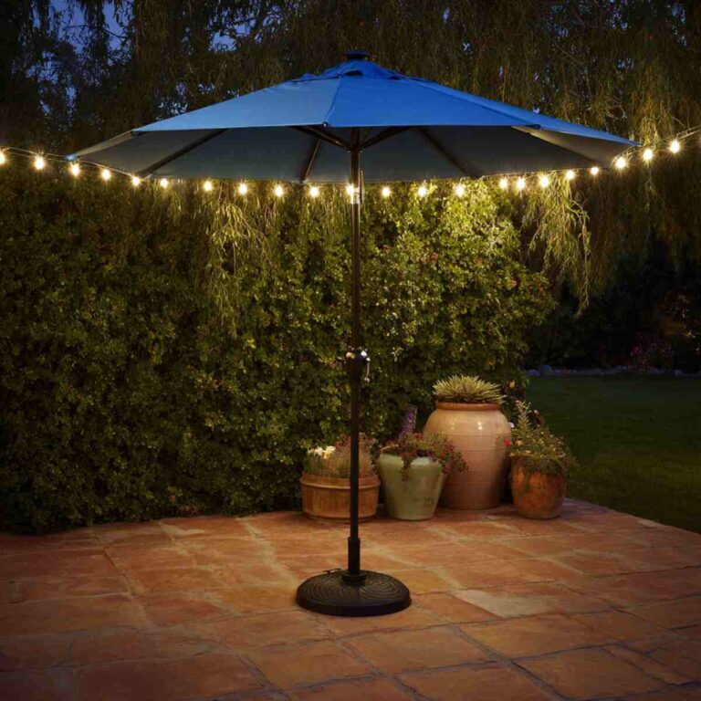 21 Genius Outdoor String Light Pole Ideas That Make Any Space Magical