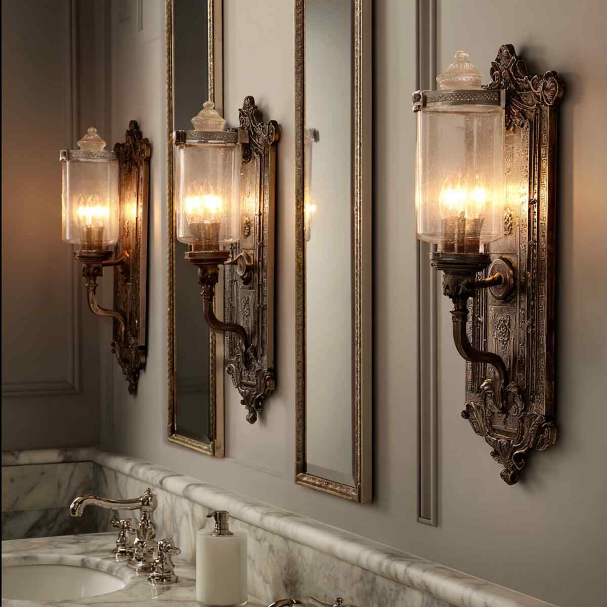 Art Nouveau Wall Sconces