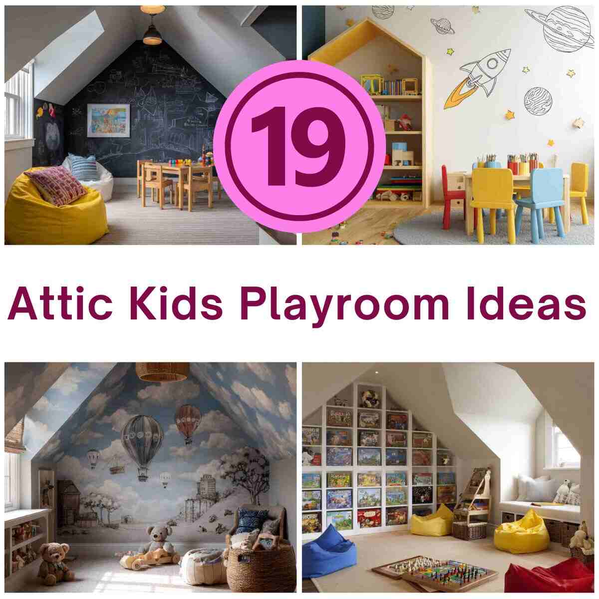 Attic Kids Playroom Ideas