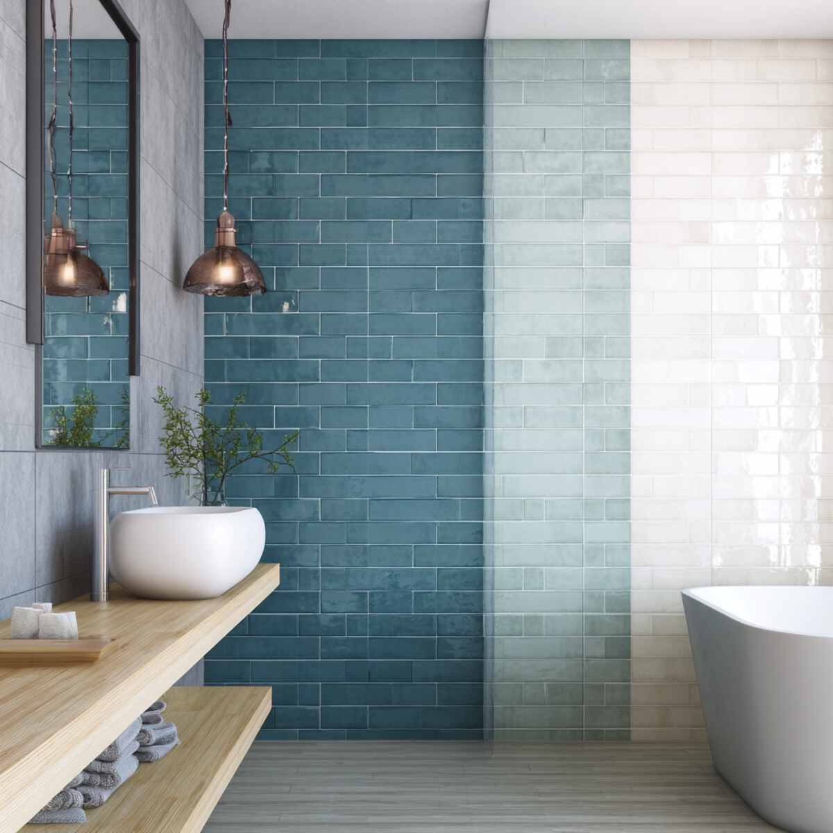 Contrasting color subway tiles-resized