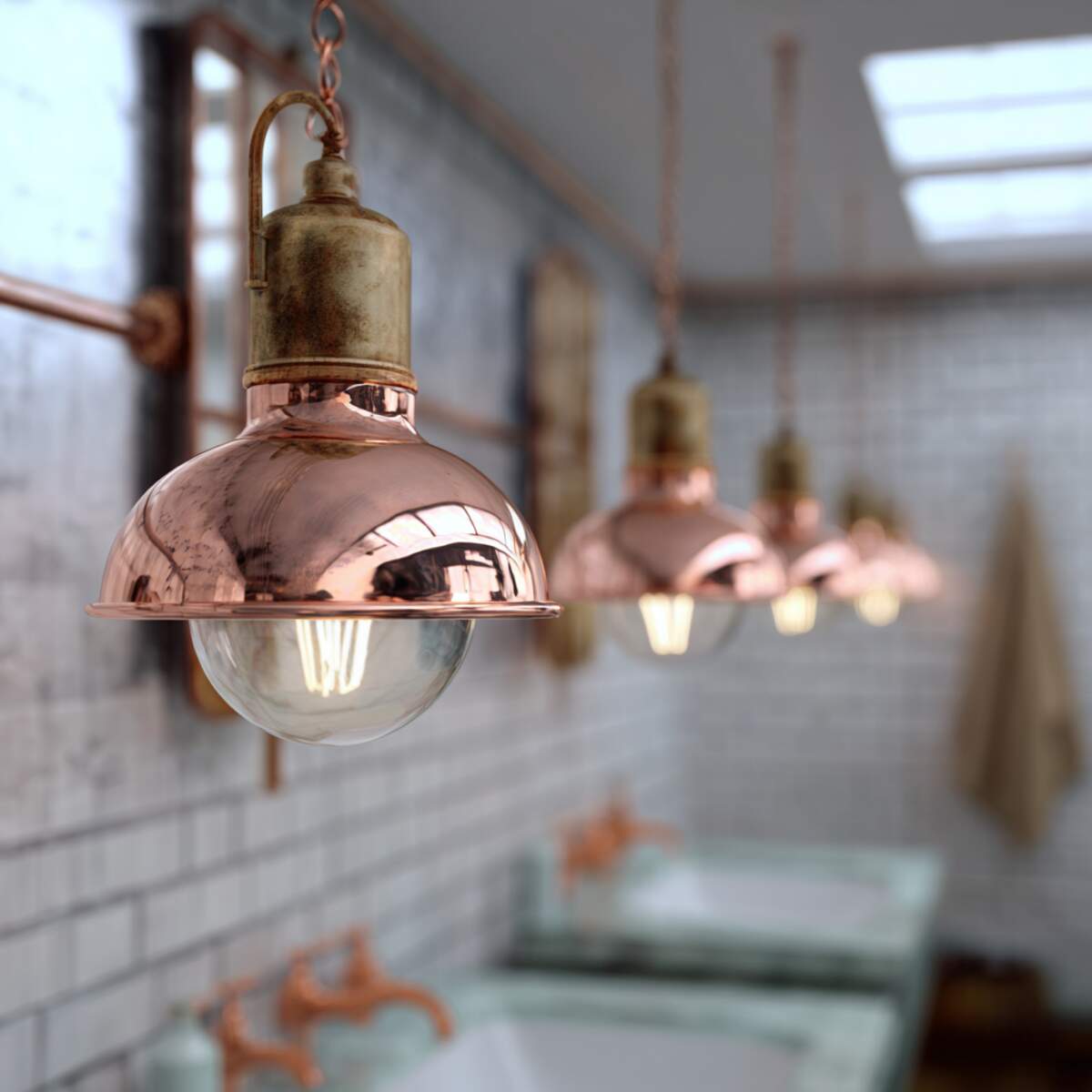 Copper Pendant Lights