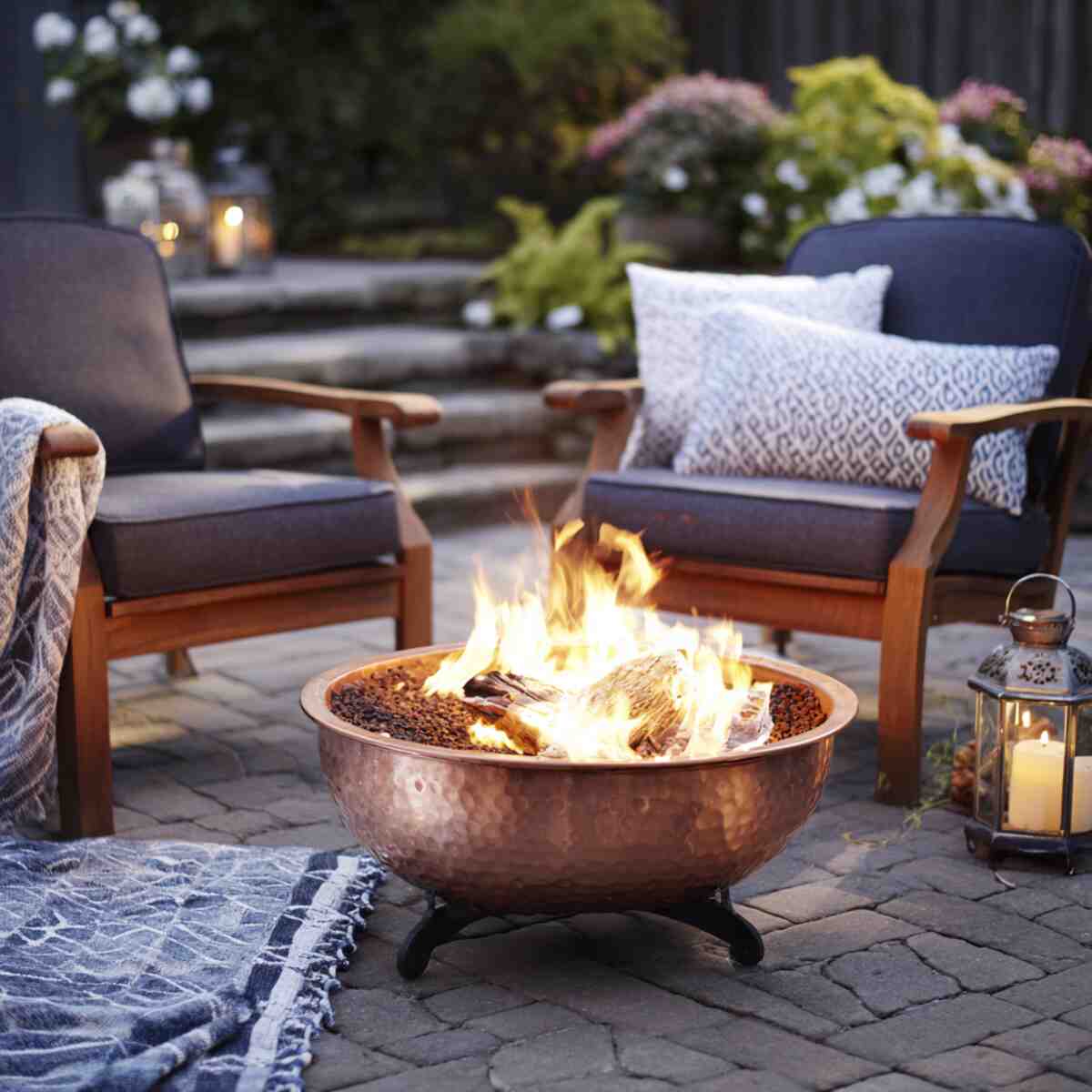 Copper Bowl Fire Pit