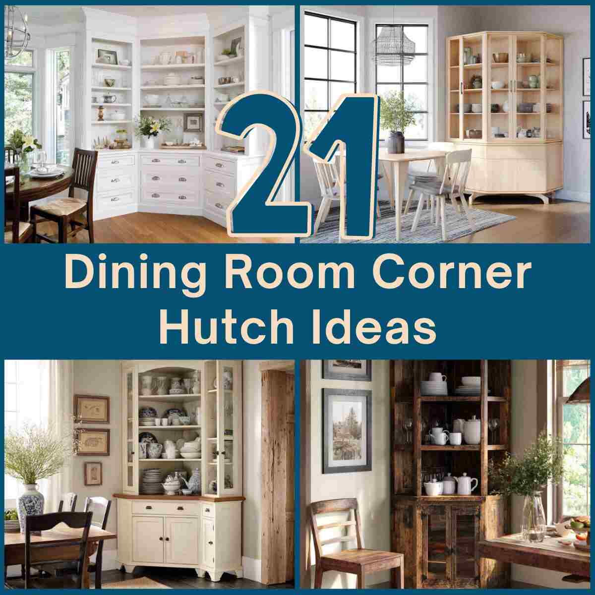Dining Room Corner Hutch Ideas