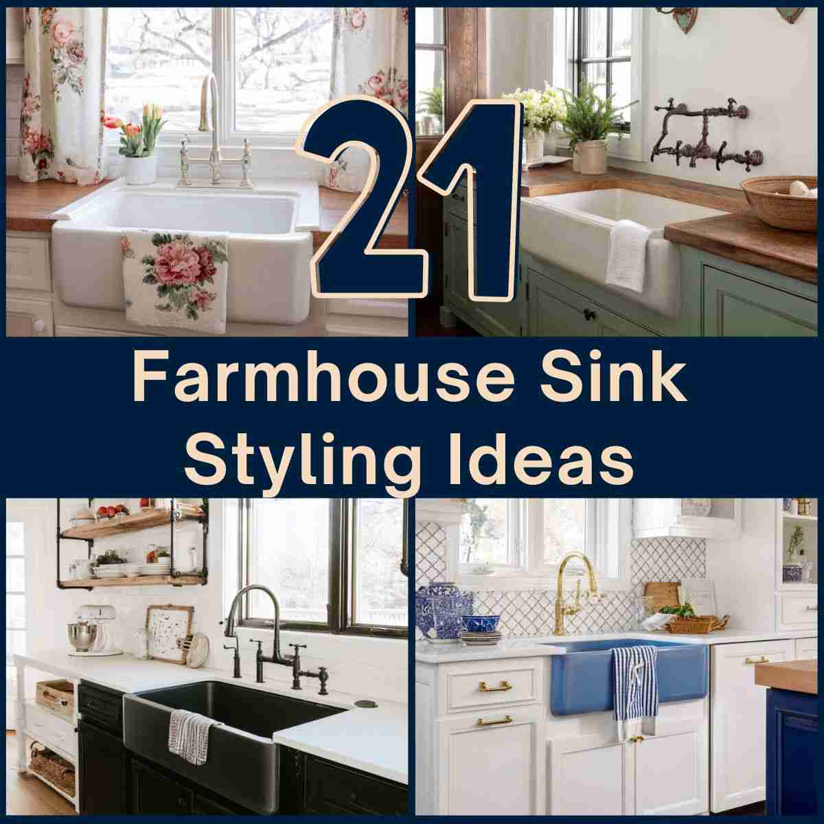 Farmhouse Sink Styling Ideas