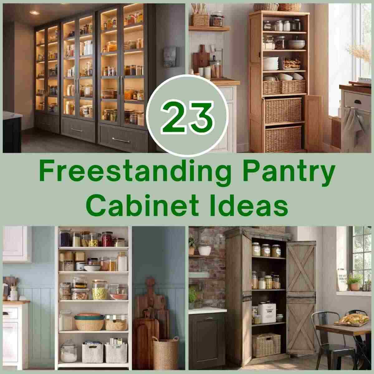 Freestanding Pantry Cabinet Ideas