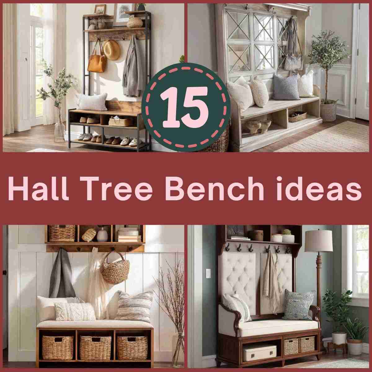 Hall Tree Bench Ideas