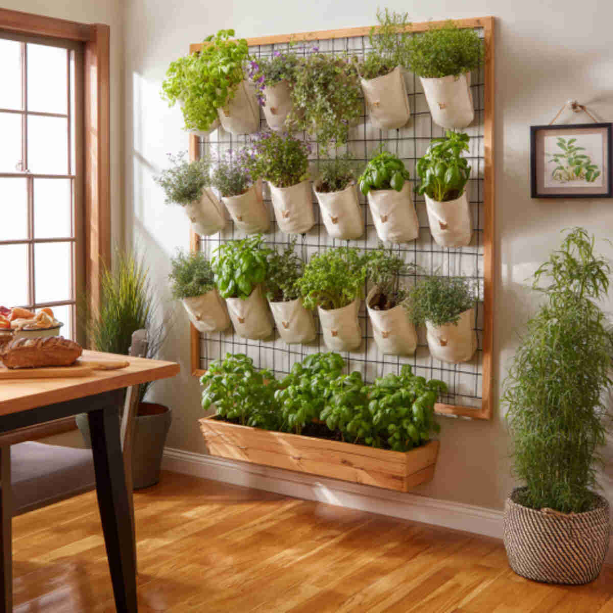 Indoor Kitchen Garden Wall
