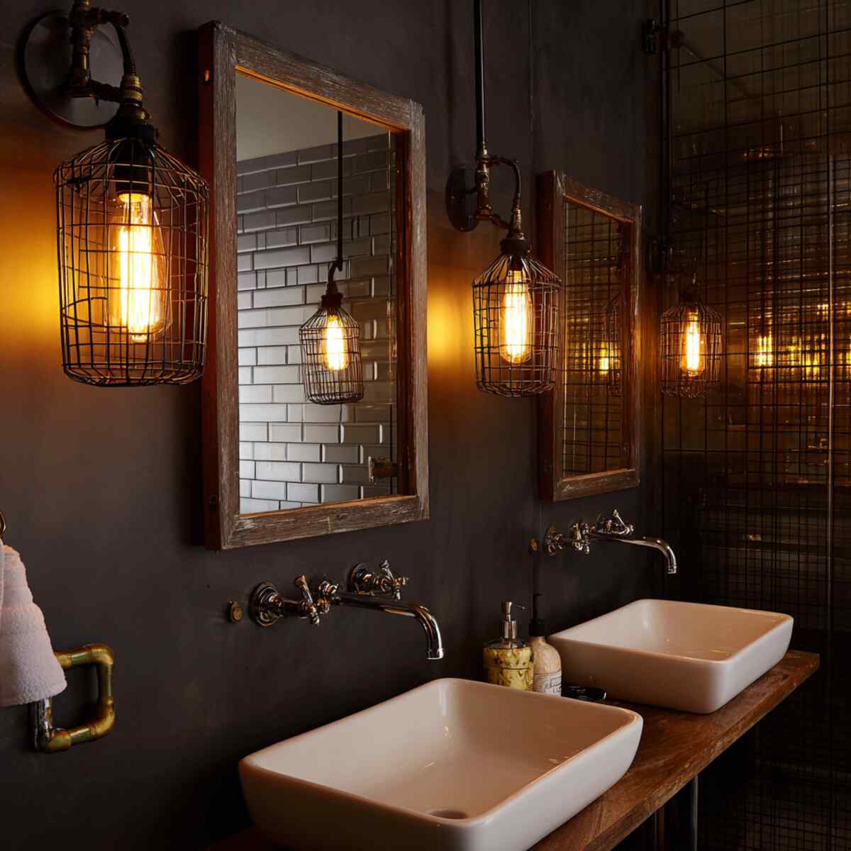 Industrial Cage Lights