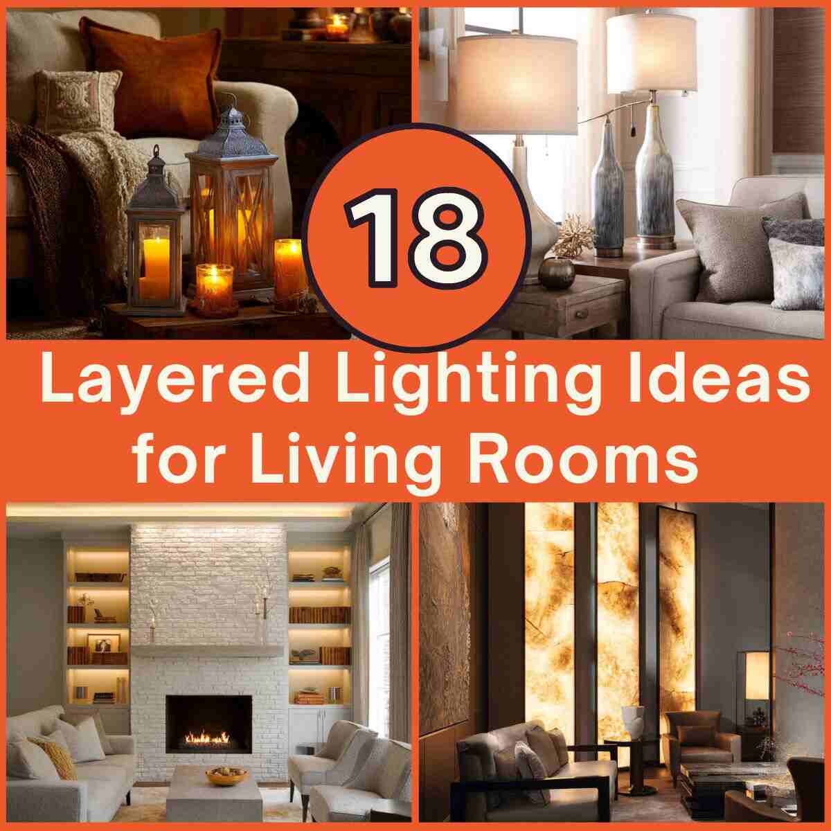 Layered Lighting Ideas for Living Rooms