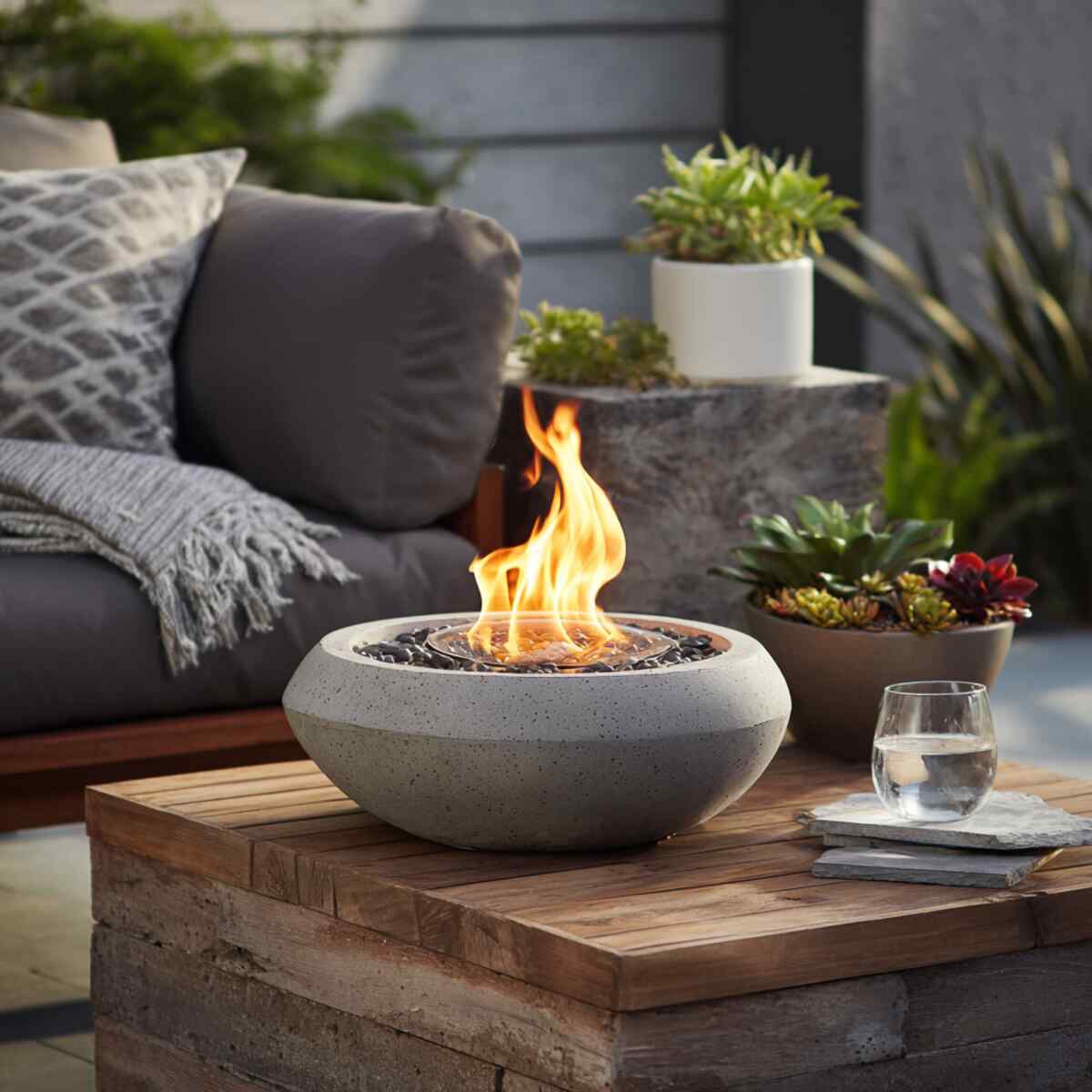 Mini Gel-Fueled Fire Bowl