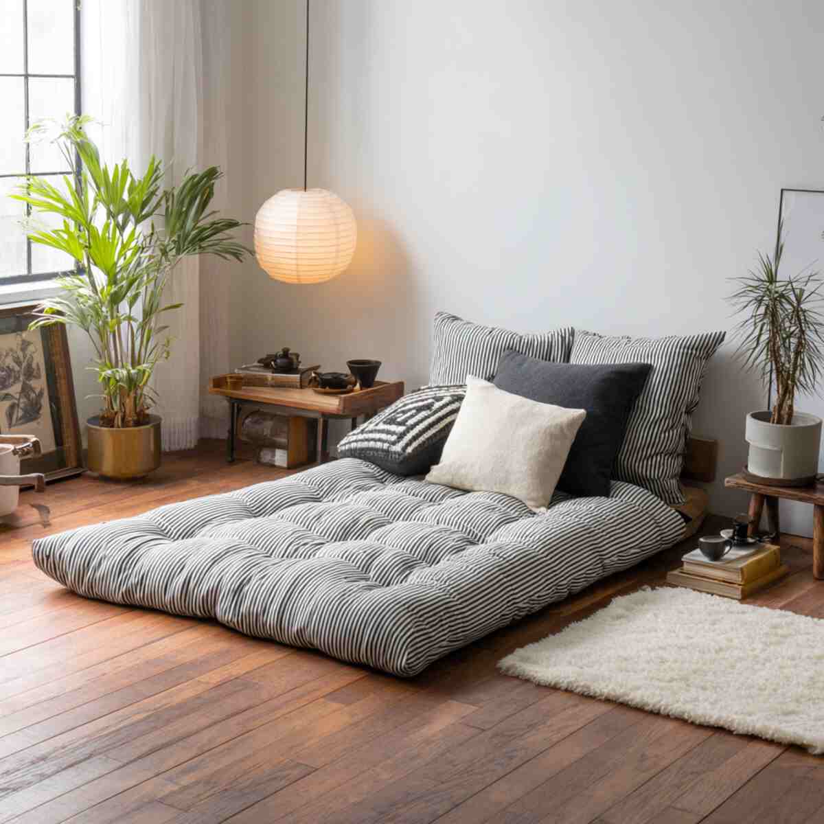 Minimalist Japanese-Style Futon
