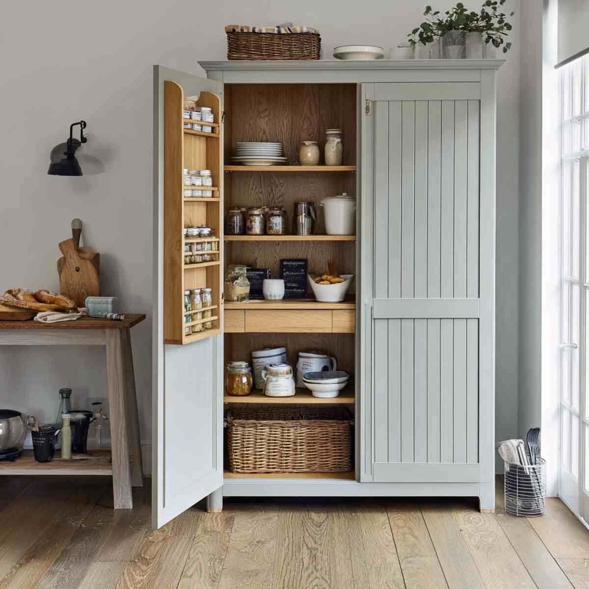 Modern minimalist pantry cabinet-resized